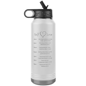 Self Love Stainless Steel Water Bottle Tumbler