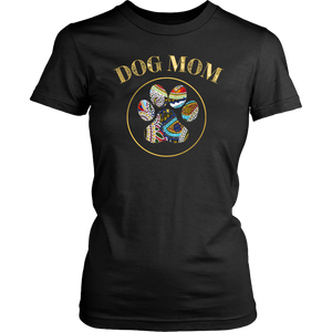 Pretty Paisley Cotton Dog Mom T-shirt