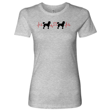 Load image into Gallery viewer, Poodle Heart Beat T-shirt
